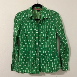 Boden Button-Up Long Sleeve Blouse WA209